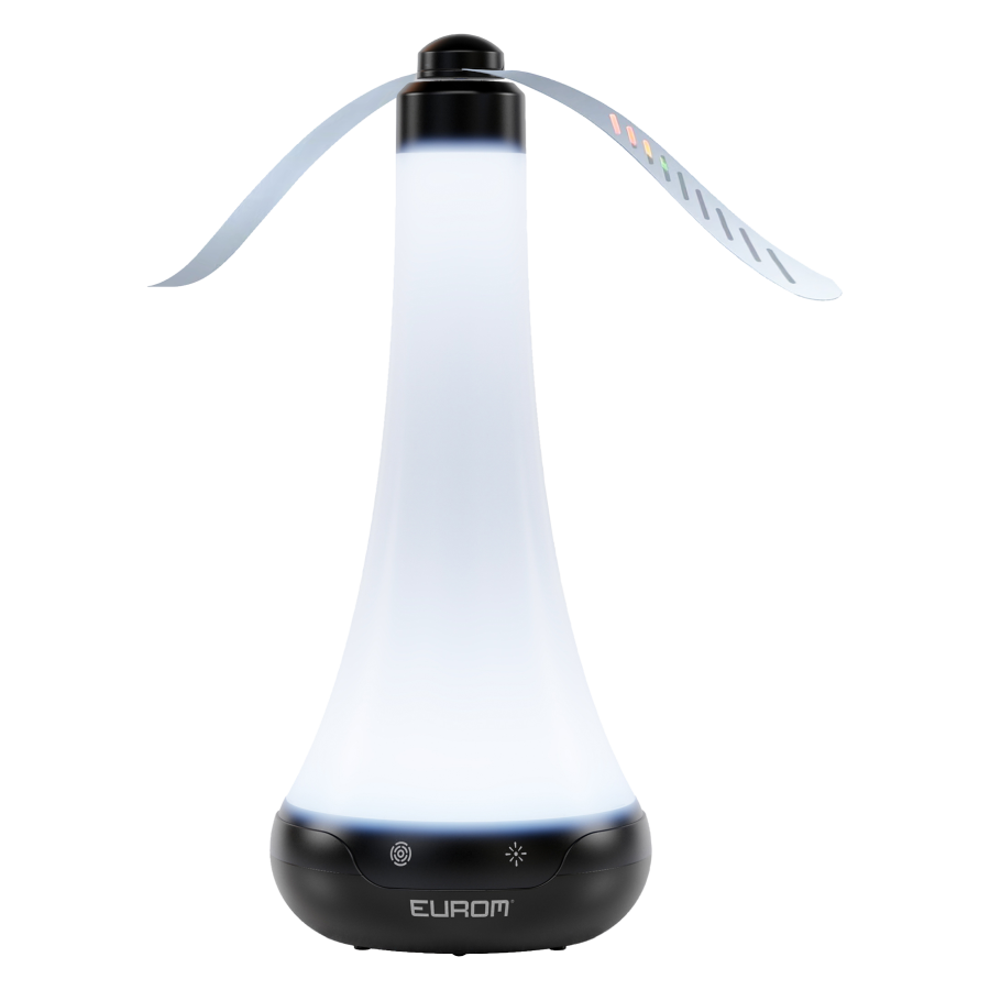 Fliegenwedler weiss mit 2 farbigem LED