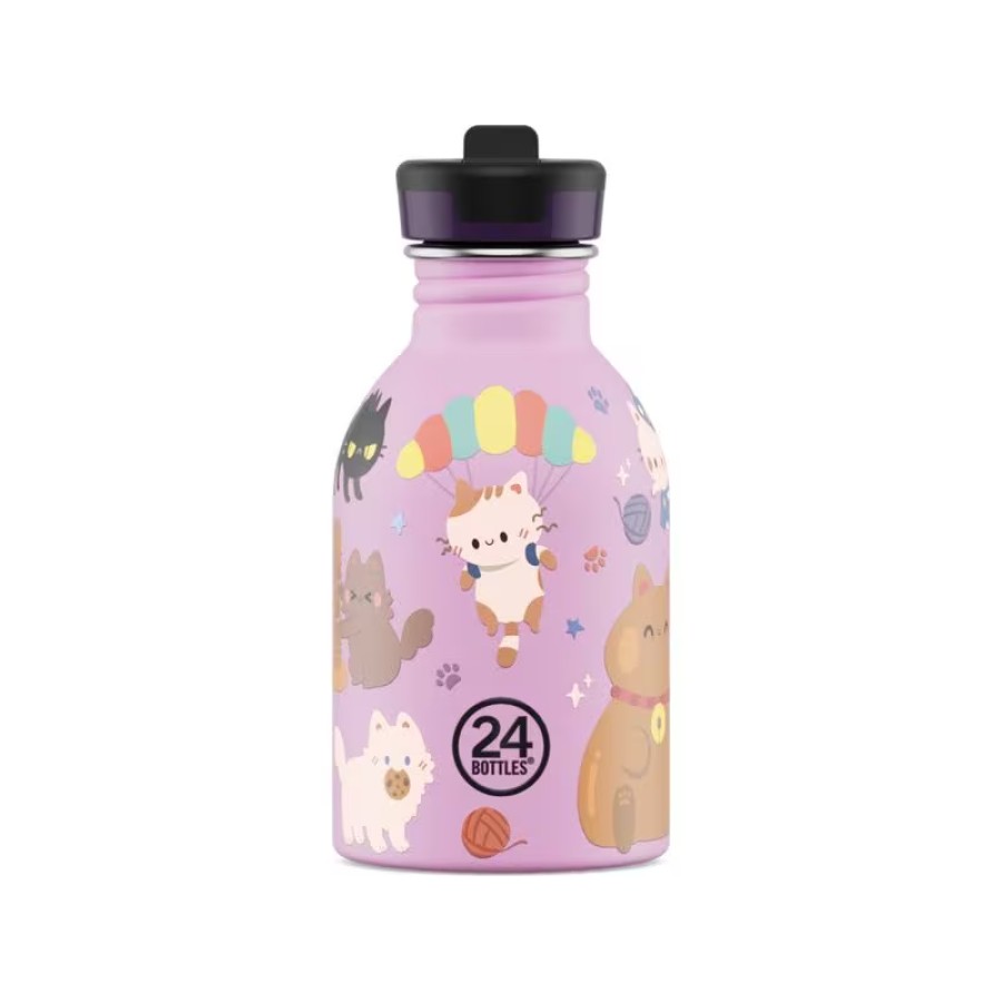 Kinderflasche Edelstahl Meow Friends 250 ml