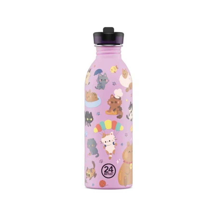 Kinderflasche Edelstahl Meow Friends 500 ml