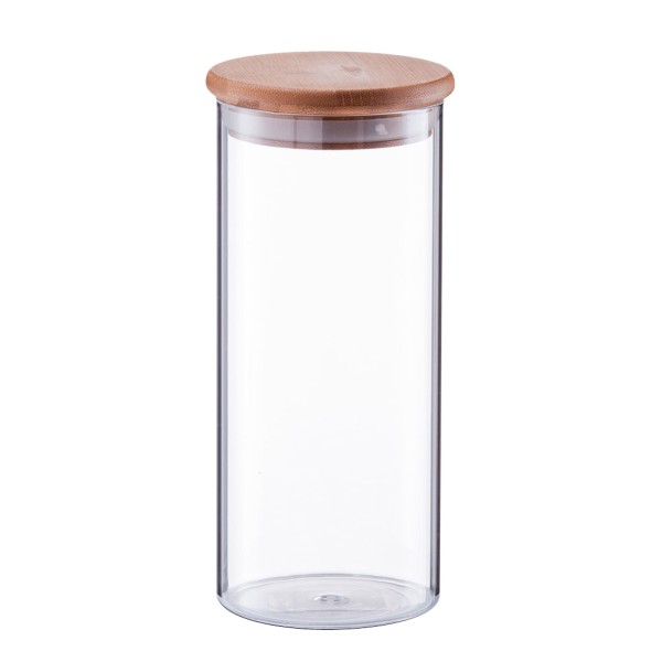 Vorratsglas mit Deckel Bambus 1.4 lt