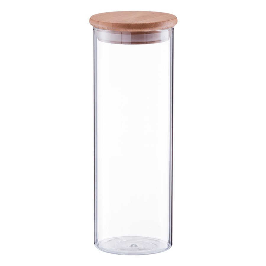 Vorratsglas mit Deckel Bambus 1.6 lt