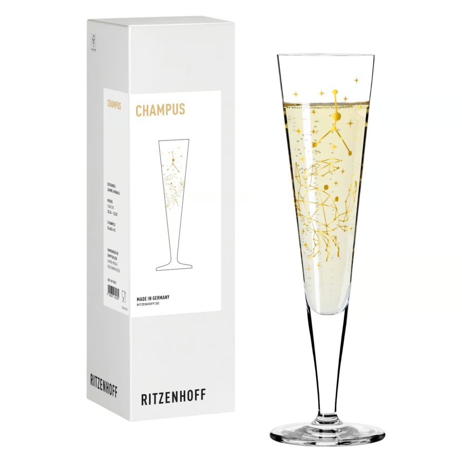 Champagnerglas Krebs - ASTRO