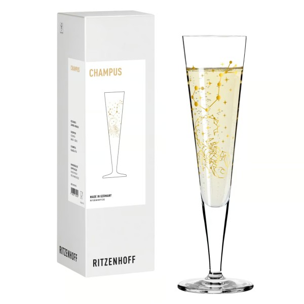Champagnerglas Skorpion - ASTRO