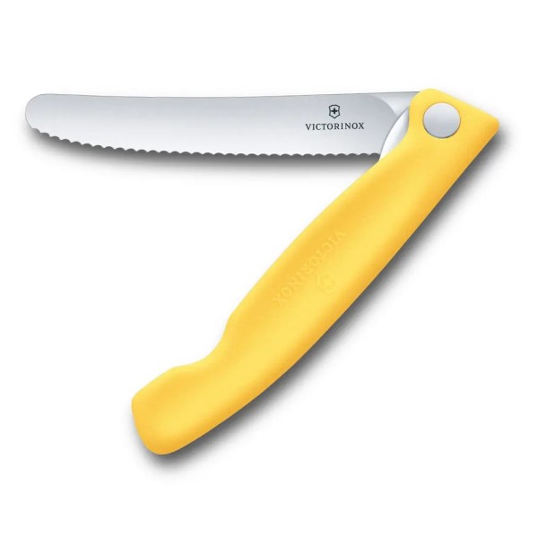 Klappbares Picknickmesser gelb