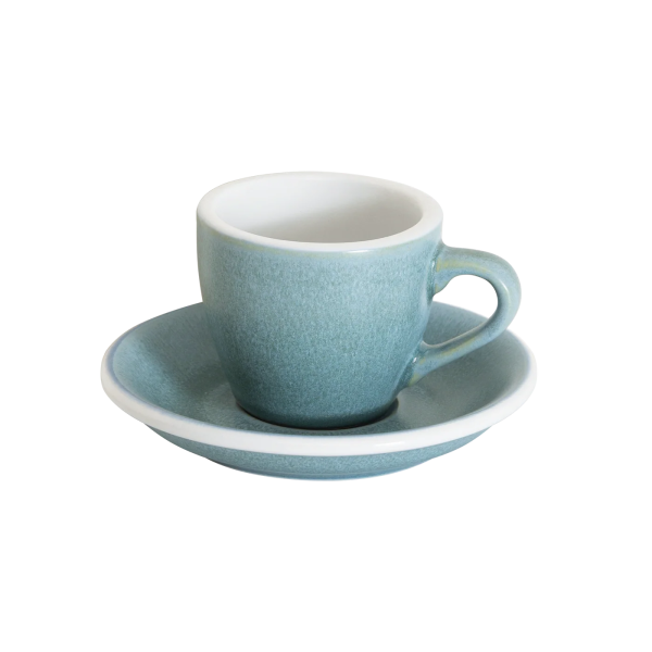 Espressotasse 80 ml MATT Gletscher reaktiv
