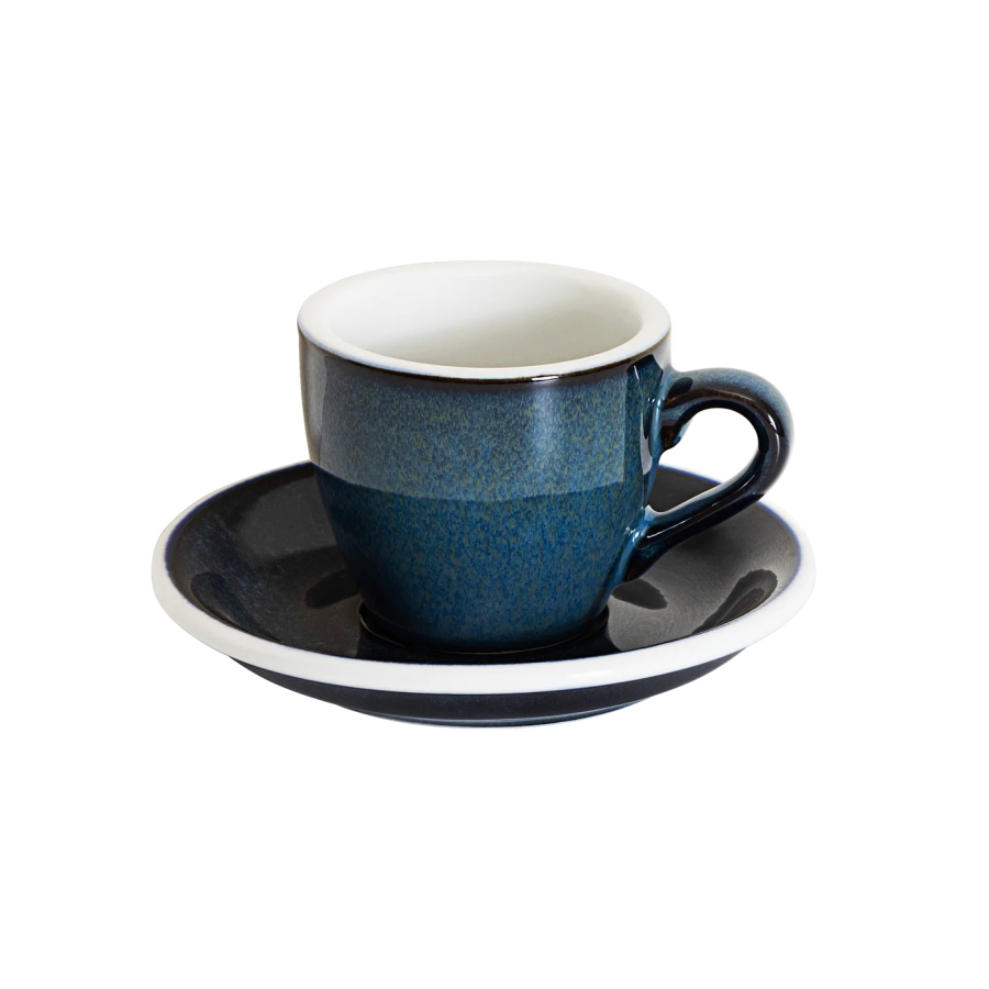 Espressotasse 80 ml reaktive Glasur Nachthimmel Espressotasse 80 ml reaktive Glasur Nachthimmel