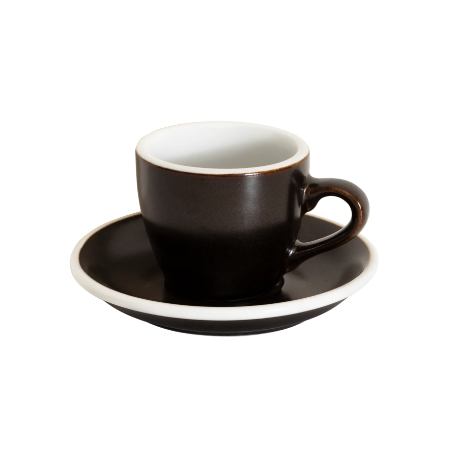 Espressotasse 80 ml reaktive Glasur Schiesspulver Espressotasse 80 ml reaktive Glasur Schiesspulver