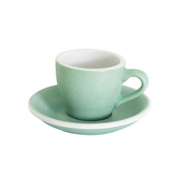 Espressotasse 80 ml MATT Smaragd reaktiv