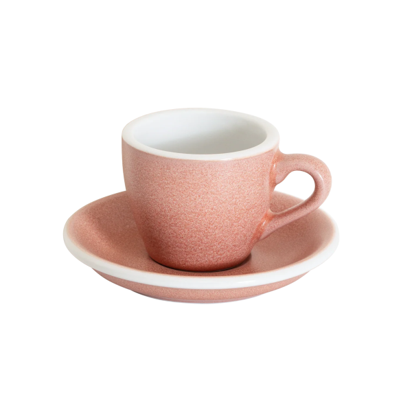 Espressotasse 80 ml MATT Zinnober reaktiv
