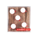 Magnete CUP 5er Set rot/weiss Magnete CUP 5er Set rot/weiss