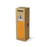 Glas Wasserflasche Orange, 600ml