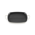 Le Creuset Grillplatte rechteckig Gusseisen 30 cm Merengue Le Creuset Grillplatte rechteckig Gusseisen 30 cm Merengue