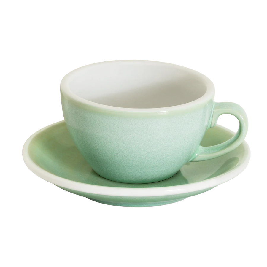 Kaffeetasse 200 ml reaktive Glasur Basilikum 