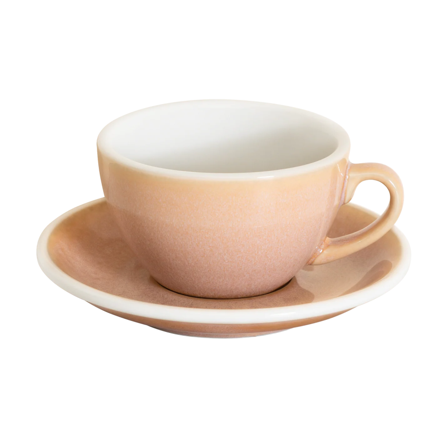 Kaffeetasse 200 ml reaktive Glasur Rose