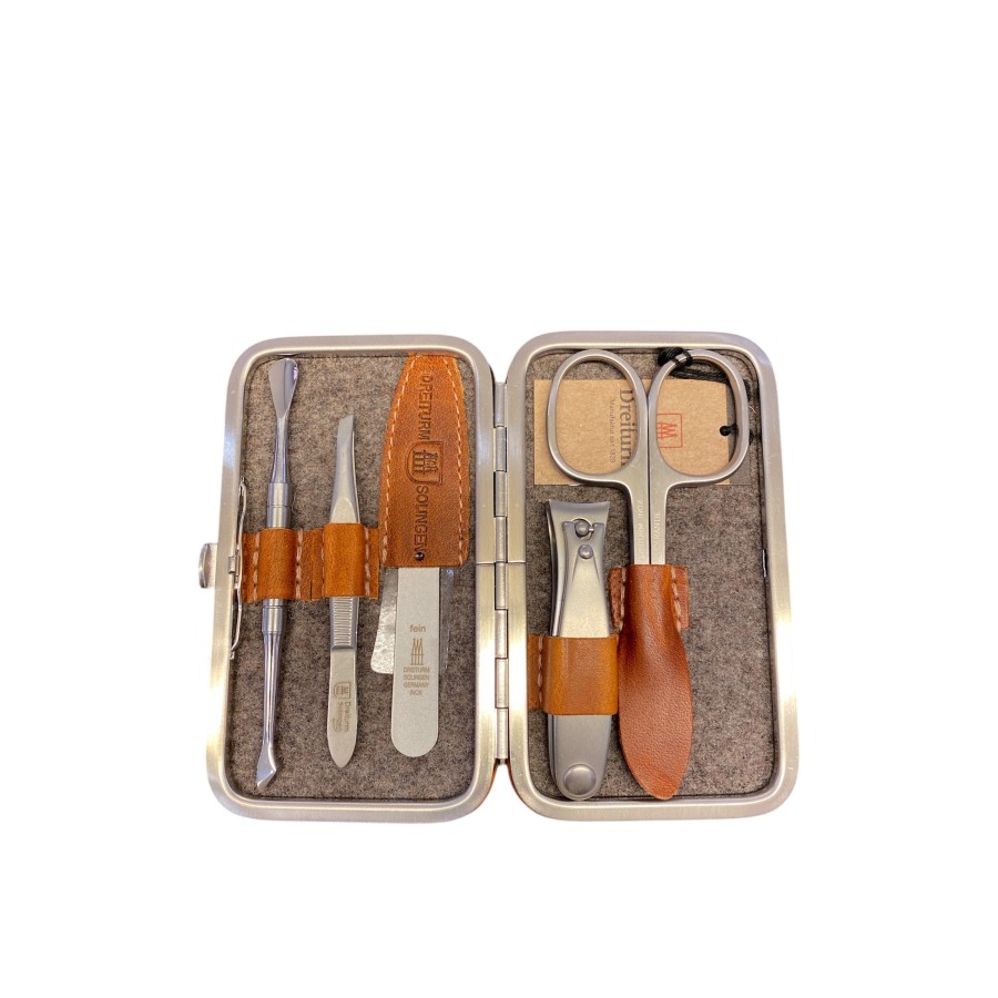 Dreiturm Manicure Etui Loden (Wolle)