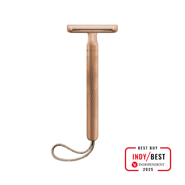 Rasierhobel für Körper und Gesicht roségold