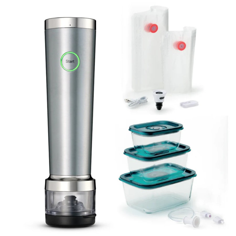 Solis Vac Stick Starter Set mit Glas-Vakuumbehältern