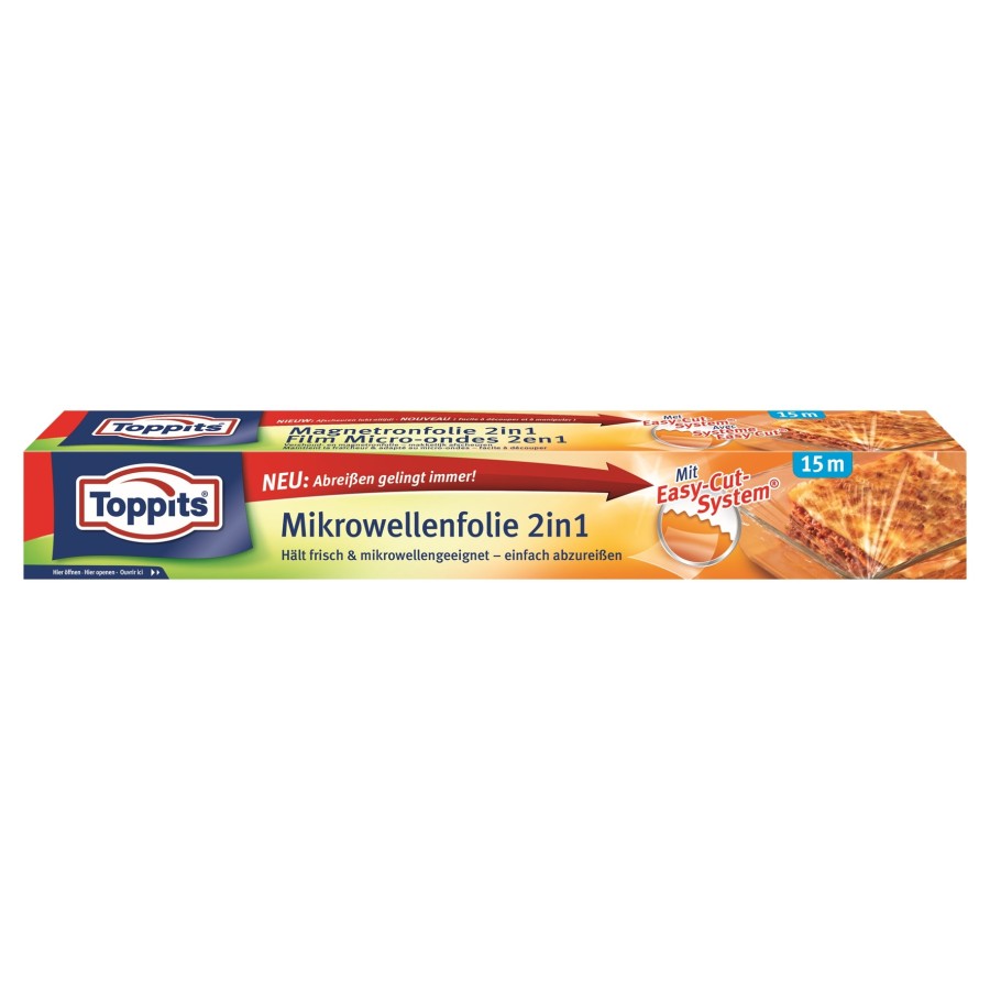 Toppits Mikrowellenfolie 2in1