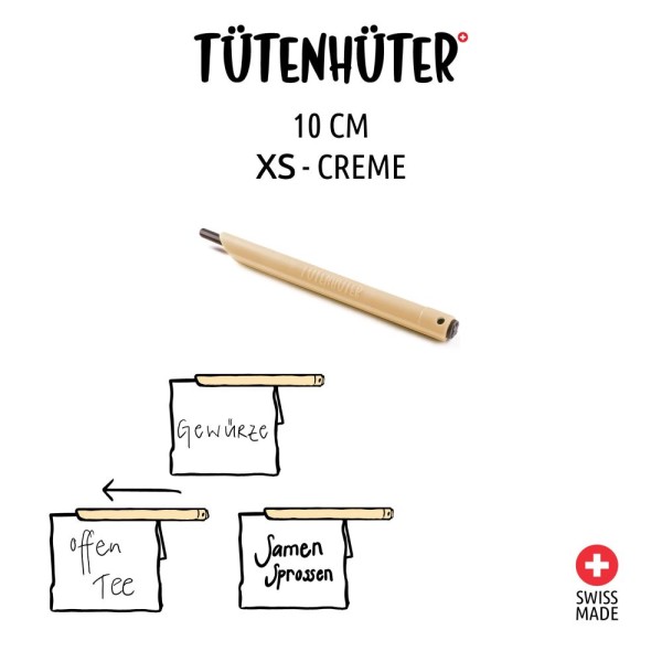 Tütenhüter 10 cm – XS – CREME 