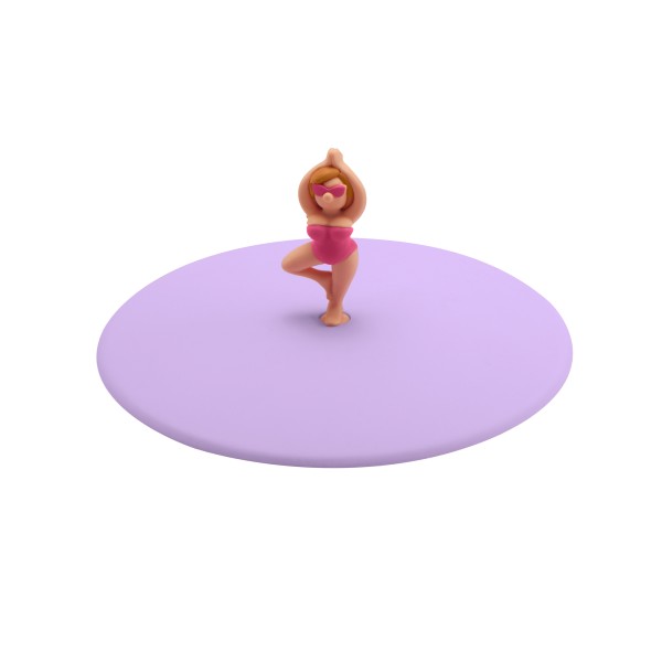 Mein Deckel "Yolanda Yoga" Silikon Deckel